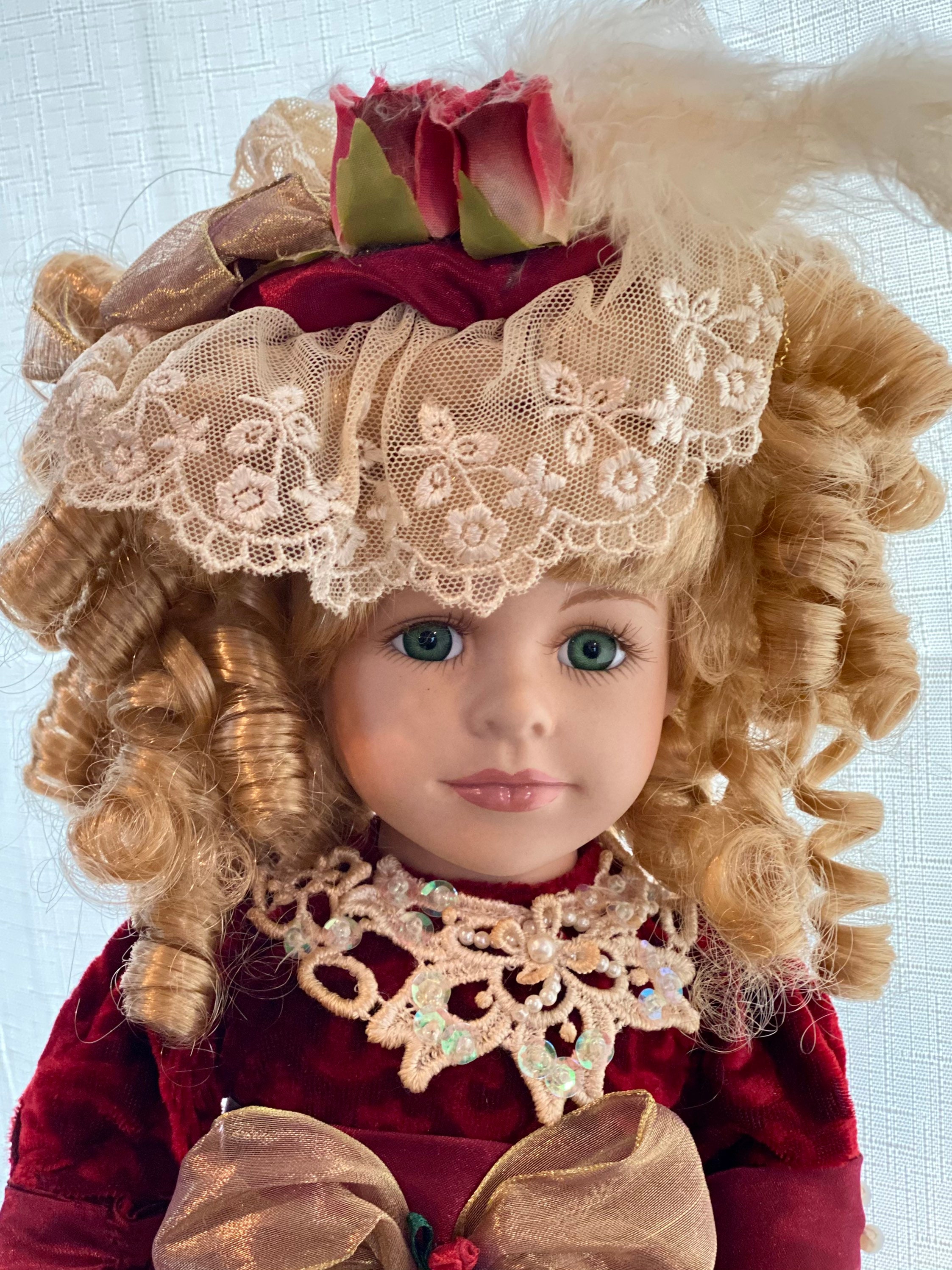 Bisque Doll Hand painted porcelain Etsy
