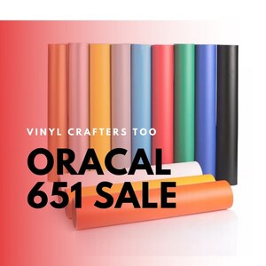 Oracal 651 Vinyl Sheets, Permanent Vinyl, Silhouette Vinyl, Cricut ...