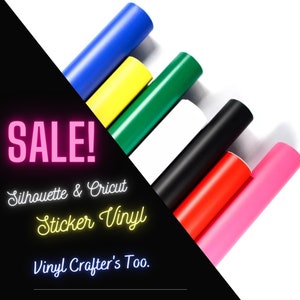 Oracal 651 Vinyl Sheets, Permanent Vinyl, Silhouette Vinyl, Cricut Vinyl, Adhesive Sticker Vinyl, Custom Vinyl Decal, Outdoor Vinyl