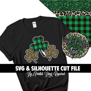Clover PNG,  Buffalo Plaid PNG, St Patricks png, Saint Patrick PNG