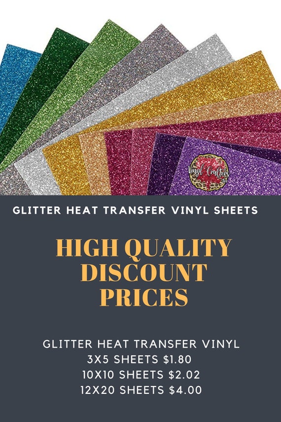 IRON ON VINYL, Craft Vinyl Sheets, Circuit Glitter Heat Transfer
