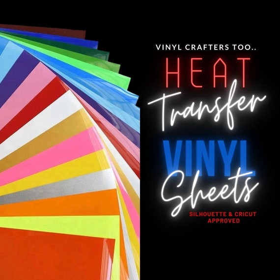Test Heat Transfer Vinyl Sheets, Tshirt Vinyl, Iron on Vinyl, HTV, Cricut  Vinyl, Vinyl HTV, Craft Vinyl, 12x10 Vinyl Sheets 