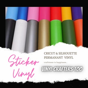 Oracal 651 Vinyl Sheets, Permanent Vinyl, Silhouette Vinyl, Cricut Vinyl, Adhesive Sticker Vinyl, Custom Vinyl Decal, Outdoor Vinyl