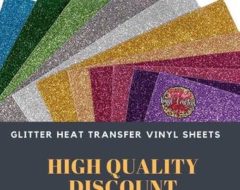 Heat Transfer Vinyl, Cricut Vinyl Sheets, Tshirt Vinyl, Iron on