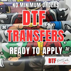 DTF Transfer, Full Color Custom DTF Print, High Quality, Ready To Press Transfers, Wholesale Dtf Print, Custom Heat Transfer, Direct To Film