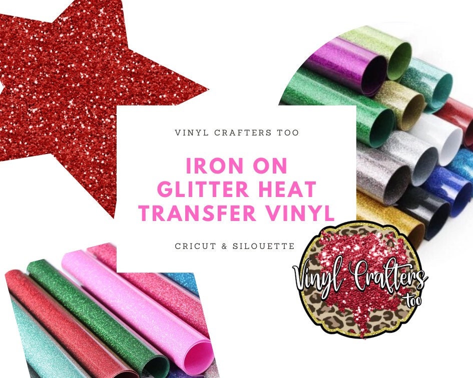 Siser Glitter Heat Transfer Vinyl Rolls 12 X 59 Roll Iron on Heat