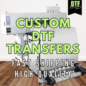 DTF Transfer, Full Color Custom DTF Print, High Quality, Ready To Press Transfers, Wholesale Dtf Print, Custom Heat Transfer, Direct To Film
