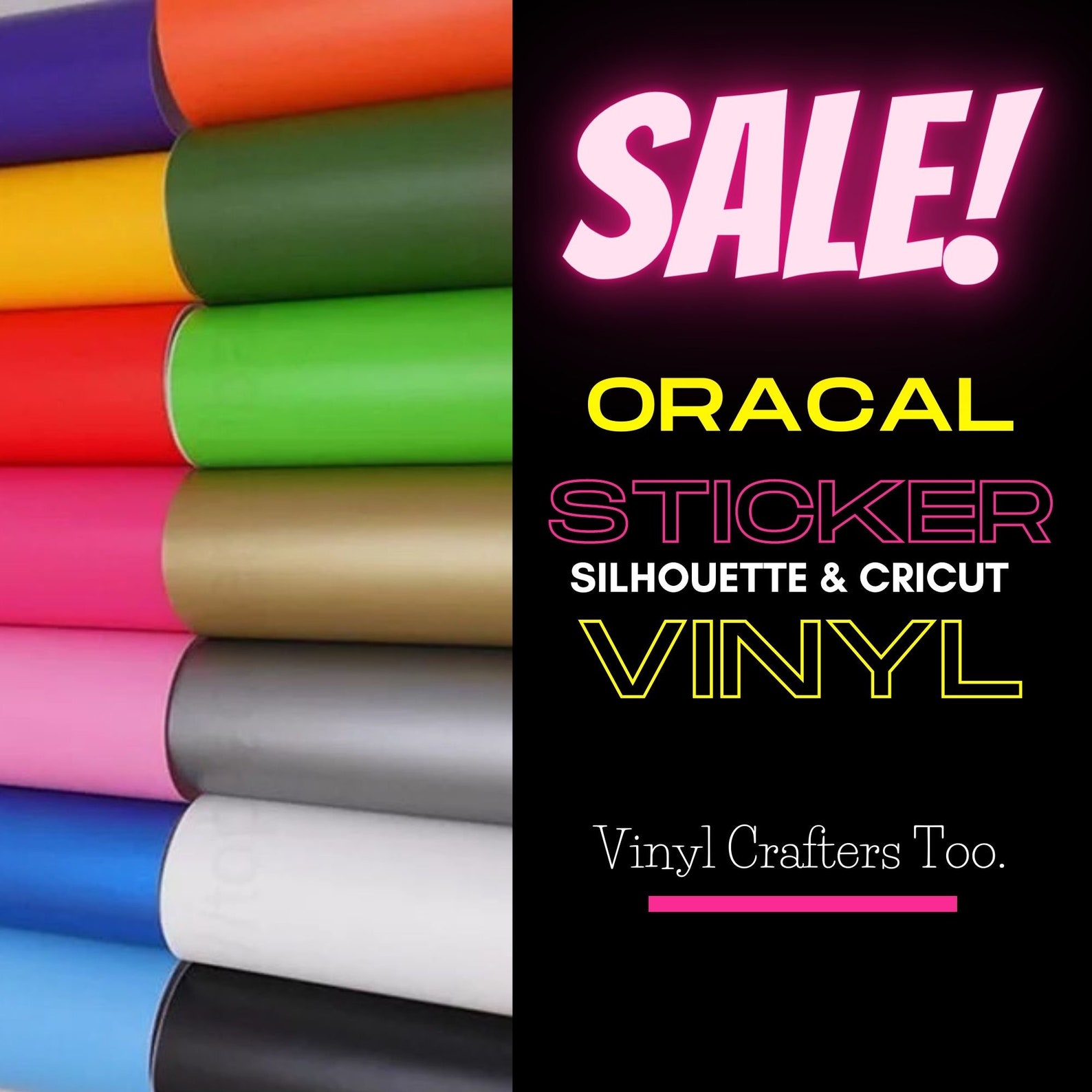 Oracal 651 Vinyl Sheets Permanent Vinyl Silhouette Vinyl Etsy