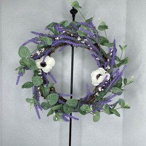 Lavendar purple Bedroom Luxury Lavender Wreath