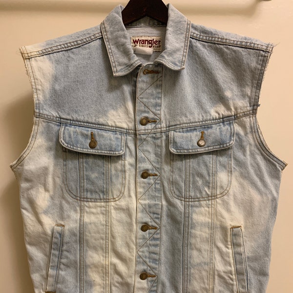 Denim Vest - Etsy