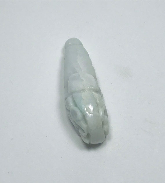 Grade A Genuine Burmese Jade Hand Carved Pendant … - image 5