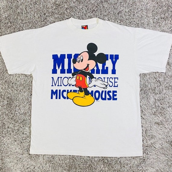 Vintage Mickey Mouse T Shirt Graphic Disney Tee
