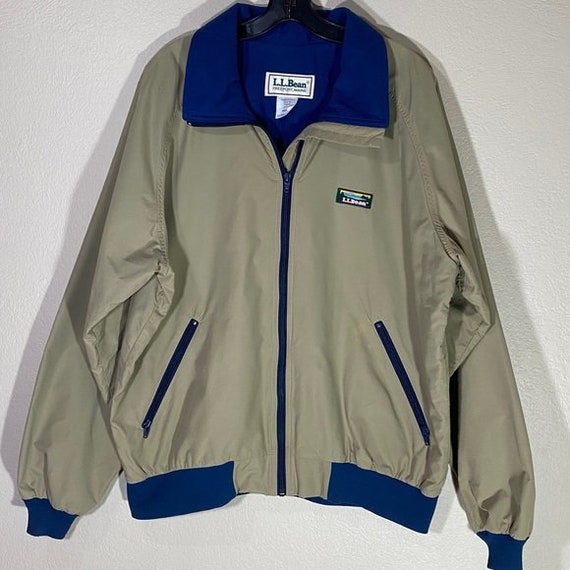 Vintage LL Bean Jacket Khaki Coat Lightweight