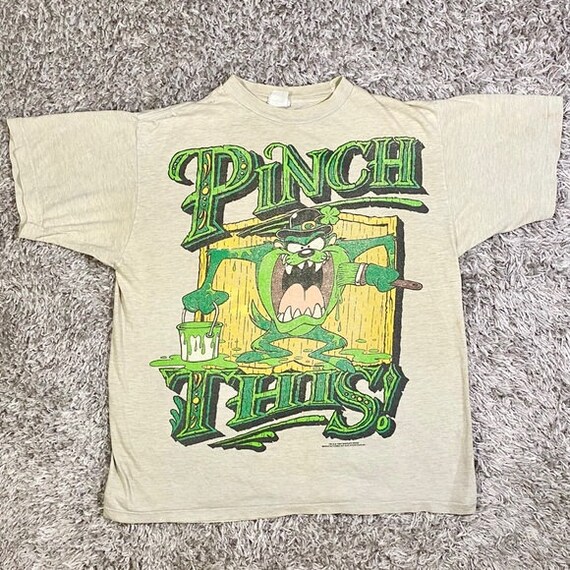 Vintage Graphic T Shirt Taz Looney Tunes Oversized