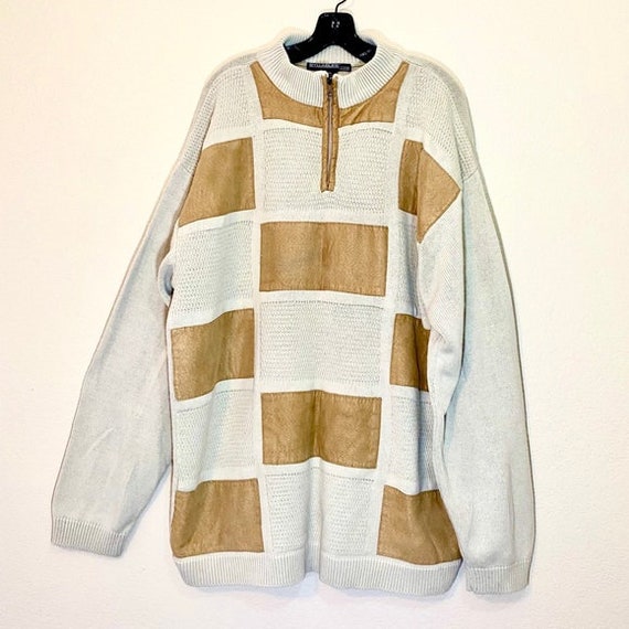 Oversized Vintage Sweater Wool Big Tall Plus Size