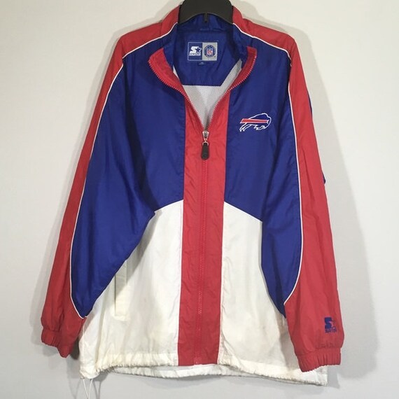 NFL 90s Buffalo Bills Jacket Football Windbreaker