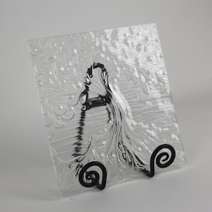 Fused Glass Leafy Tree Casting, Nature Spirit, Celtic Tree, Forest Oak Nature Art