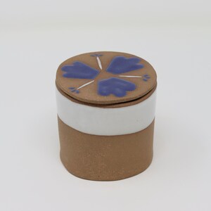 Butter Dish in Funky Cobalt - French Style Butter Crock - Stoneware Butter Keeper