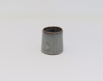 Blue Ceramic Espresso Cup: Handmade Stoneware Coffee Cup