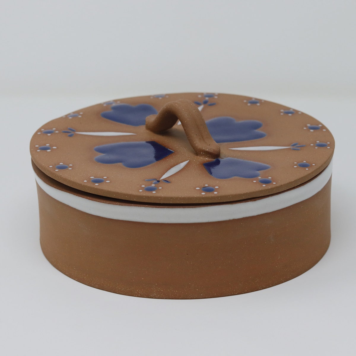 Ceramic Tortilla Warmer in Funky Cobalt - Etsy