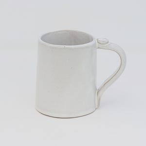 Handmade White Ceramic Mug
