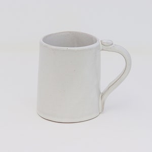 Handmade White Ceramic Mug
