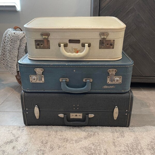 Vintage Suitcase Etsy