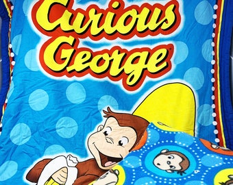 Curious George Blanket Etsy