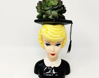 Barbie head vase | Etsy