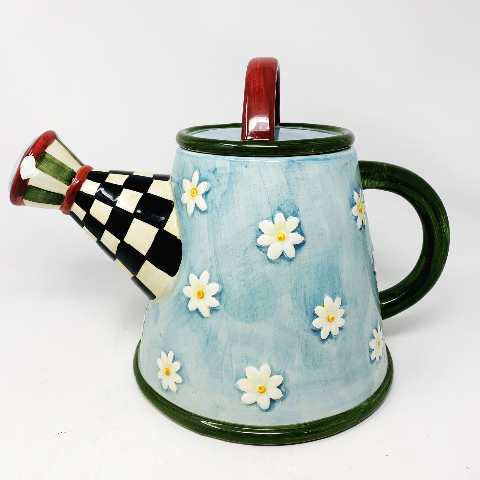 Watering Can Cookie Jar Debbie Mumm Sakura Planter Etsy