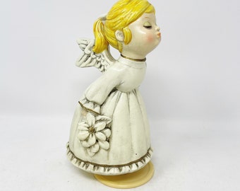 Vintage Musical Angel - Revolving - 1960s - Christmas - Holiday - Decor - Table Top/Shelf