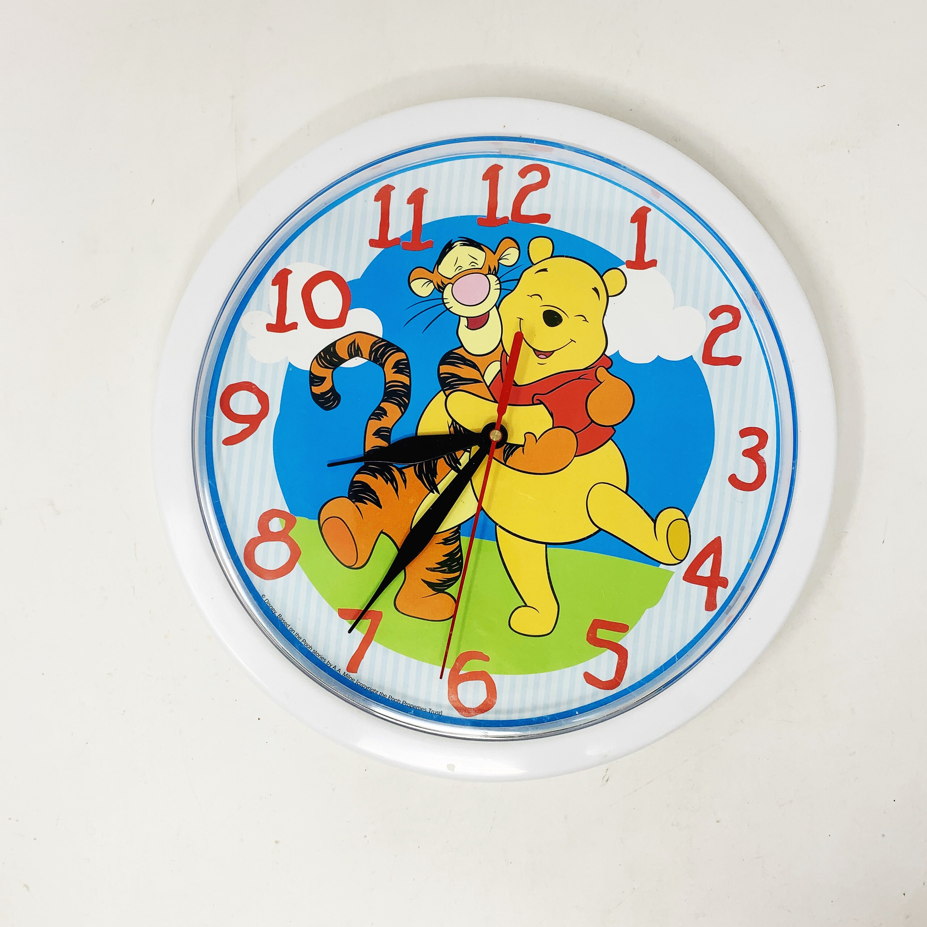 Piglet Art Winnie the Pooh Nursery Winnie the Pooh Wall Art Winnie the Pooh Decor Winnie the Pooh Vinyl Record Wall Clock