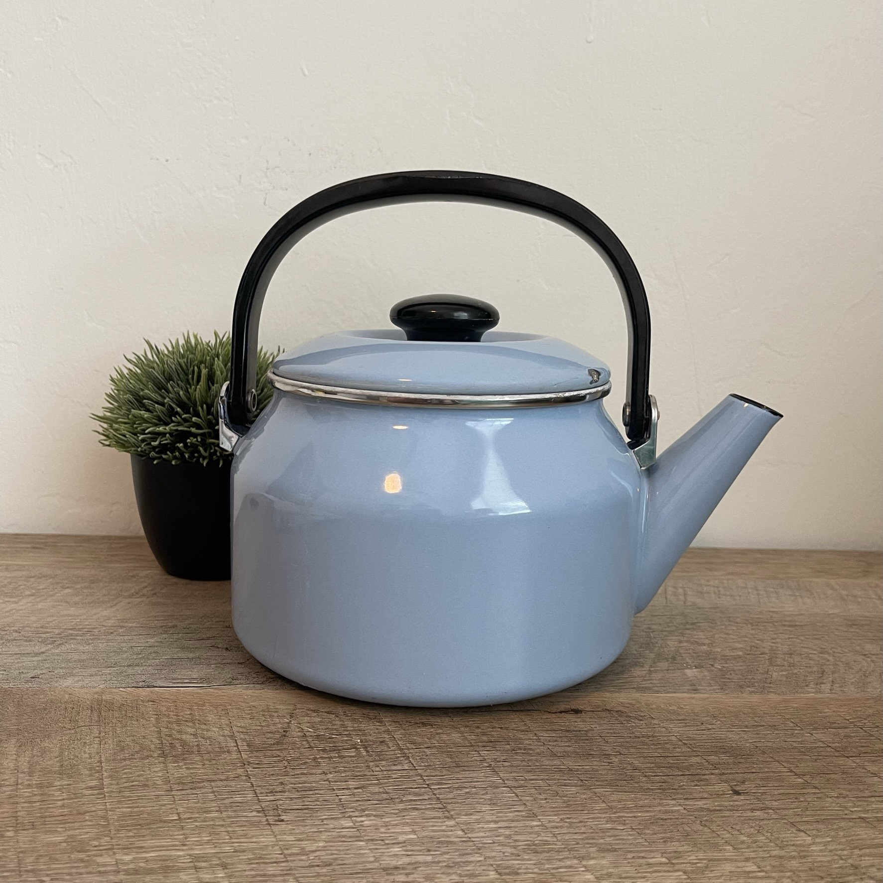 Vintage Aluminum Tea Kettle 1 Quart Aluminium Camping Teapot Top Handle  High Quality Heat Resistant Handle Picnic Made In Turkey