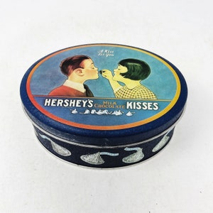 Oval Hershey's Tin Milk Chocolate Kisses - Etsy