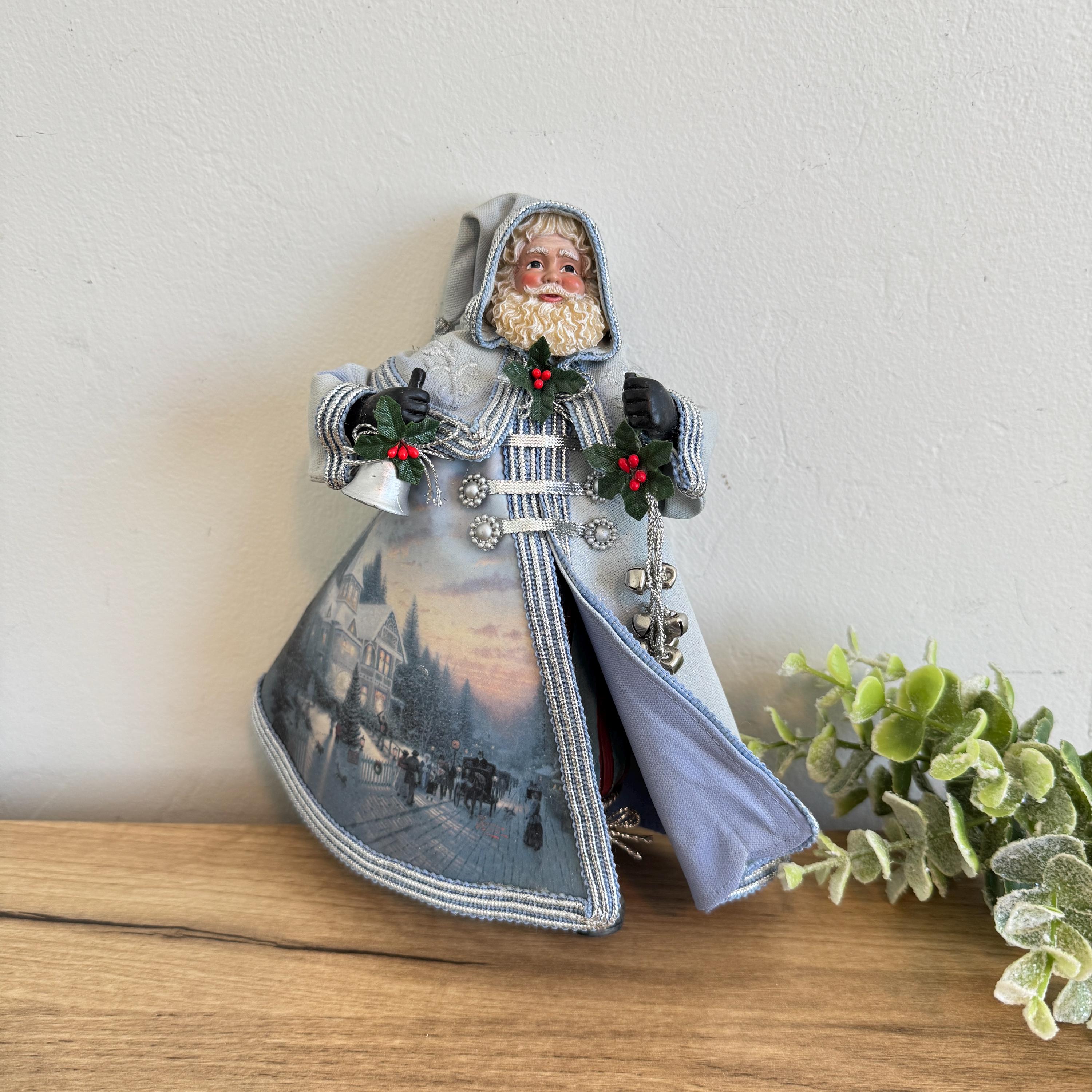 Thomas Kinkade Santa Figurine | Old World Santa Ashton-drake