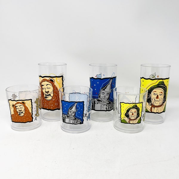 Vintage Wizard of Oz Drinking Glasses Etsy