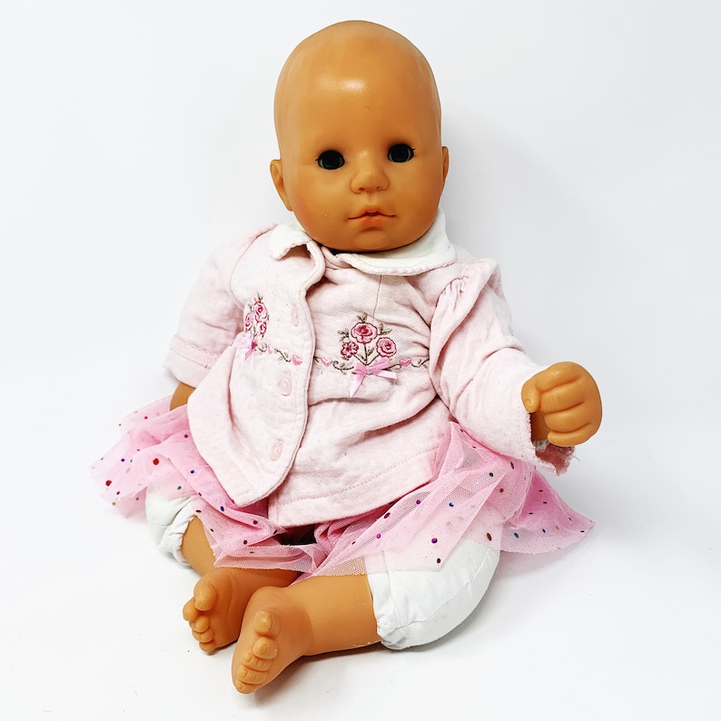 Zapf Creation Baby Doll German Doll Bald 1990 Germany | Etsy