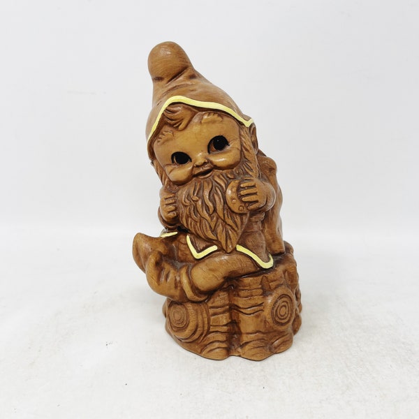 Twin Winton Gnome Shaker - Sugar Shaker - Salt and Pepper Shaker - VINTAGE - Gnome Collector - Twin Winton - Figurines - Brown Pottery