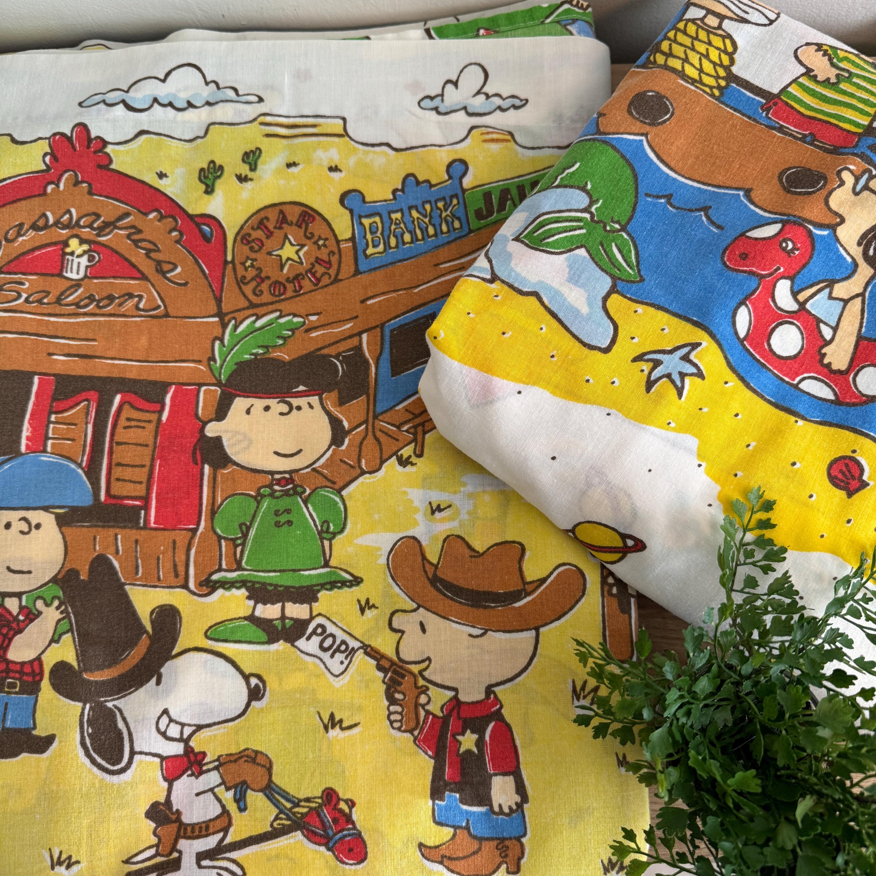 1970s Peanuts Sheet - Etsy