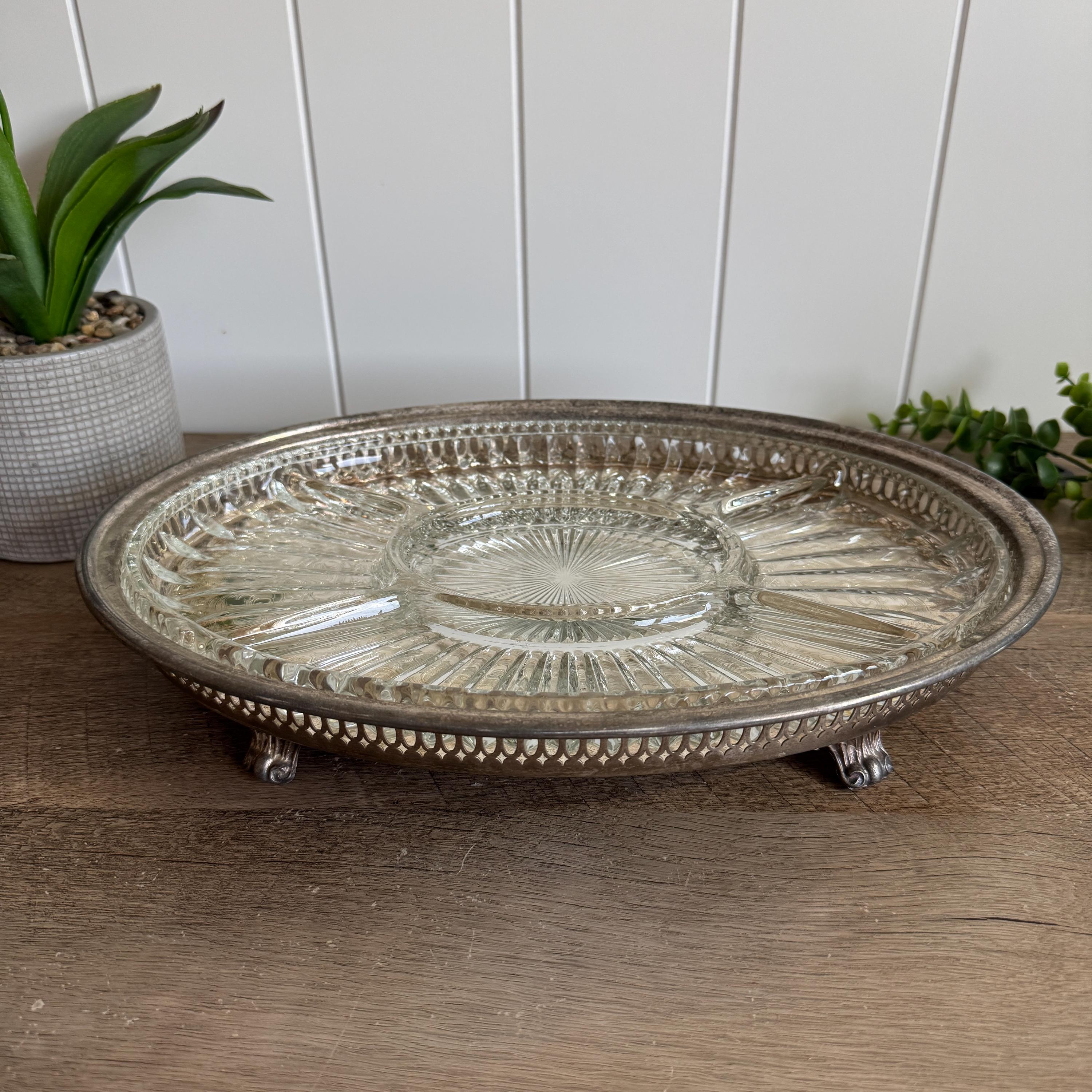 Leonard Silver Serving Tray - Etsy