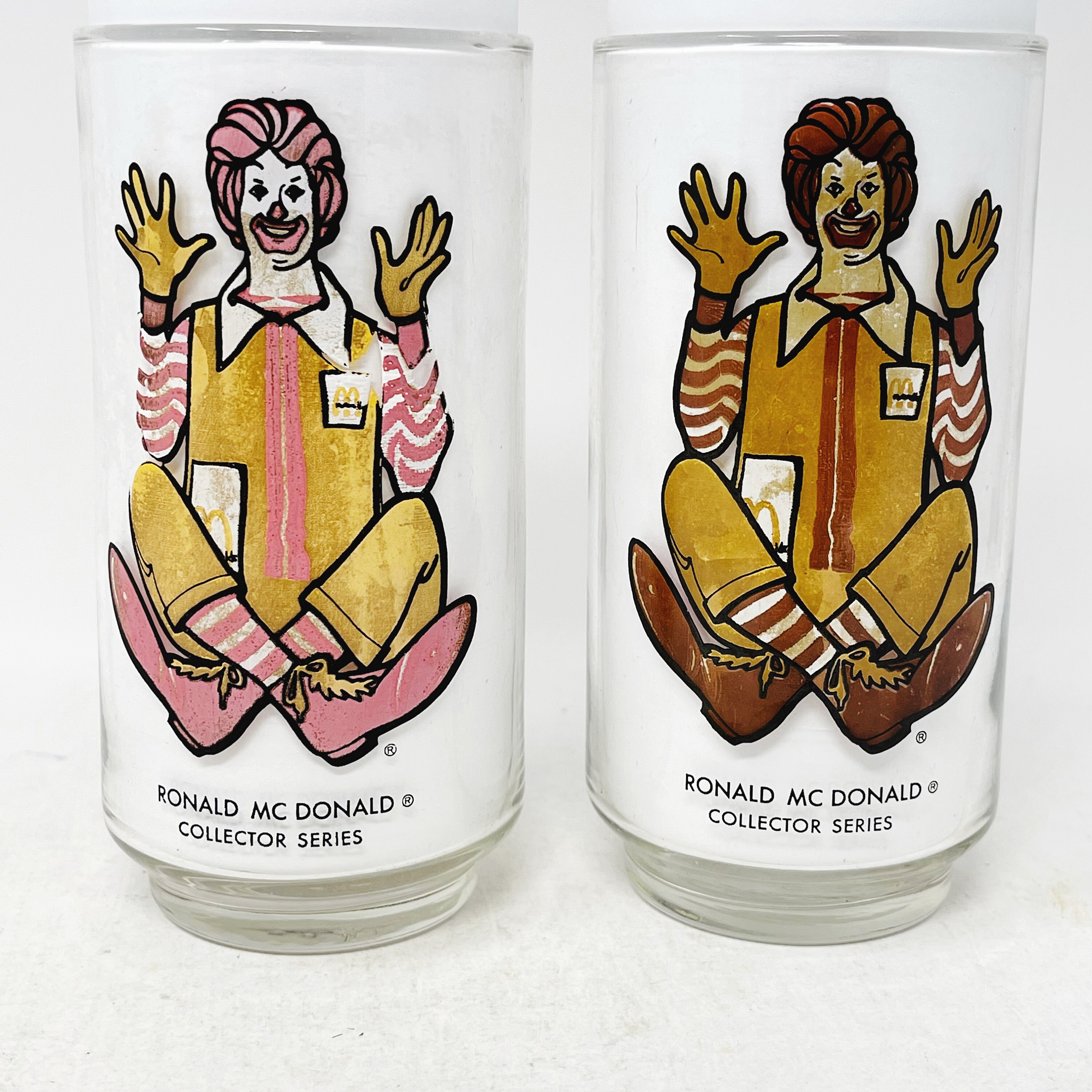 Ronald Mcdonald Glasses Vintage Mcdonalds Glasses 1975 Etsy