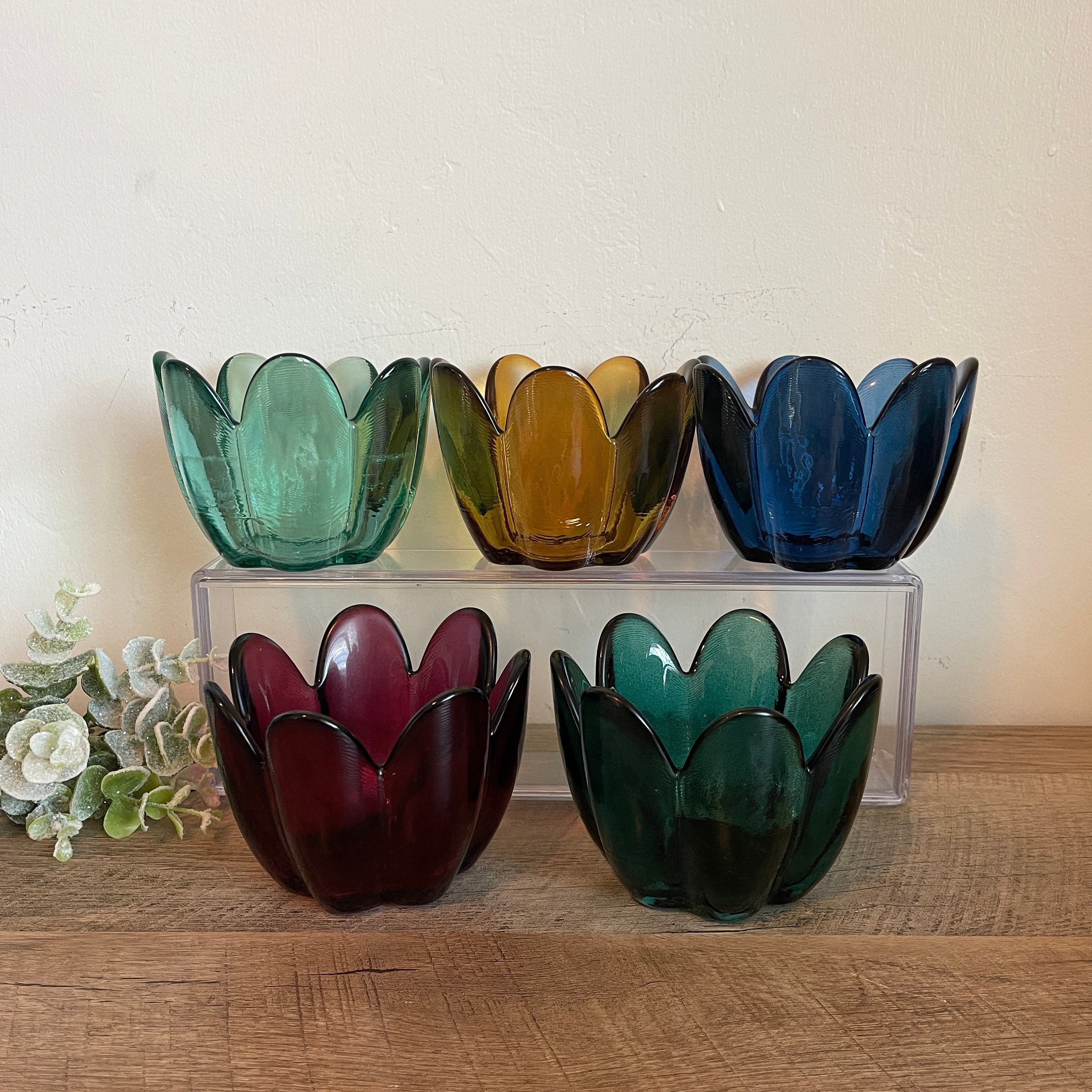 希少なヴィンテージ BLENKO ブレンコガラス 置物 手拭きガラスアメリカ雑貨 Blenko Blue Bowl - Etsy