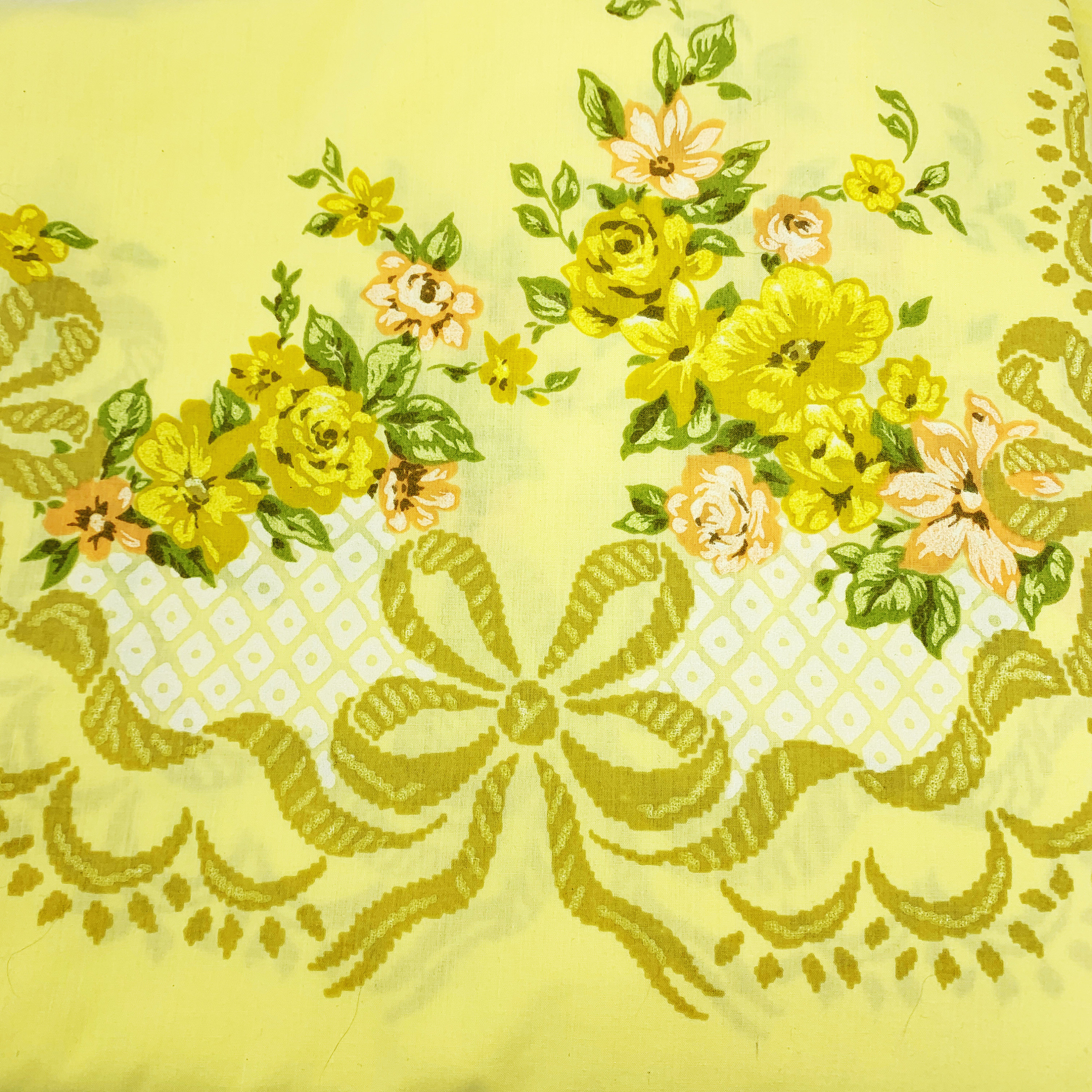Vintage Floral Sheets Sheet Set Double/full Flat and - Etsy