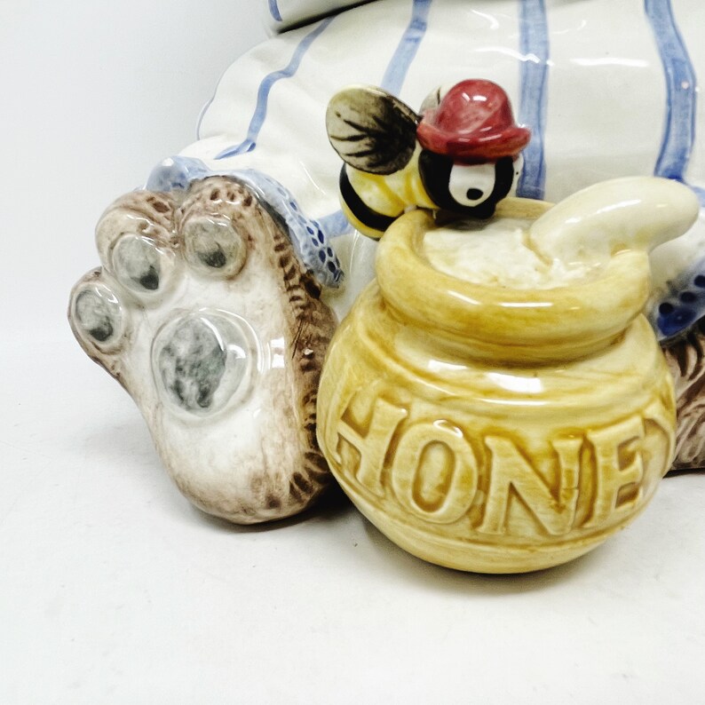 Bear Cookie Jar Fitz and Floyd Honey Bear Cookie Jar Etsy