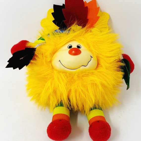 Rainbow Brite SPARK Rainbow Brite Spark Sprite Yellow Rainbow Brite Sprite  Hatfull Sprite Feather Headdress Plush -  Canada