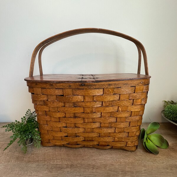 Wooden Picnic Basket - Etsy