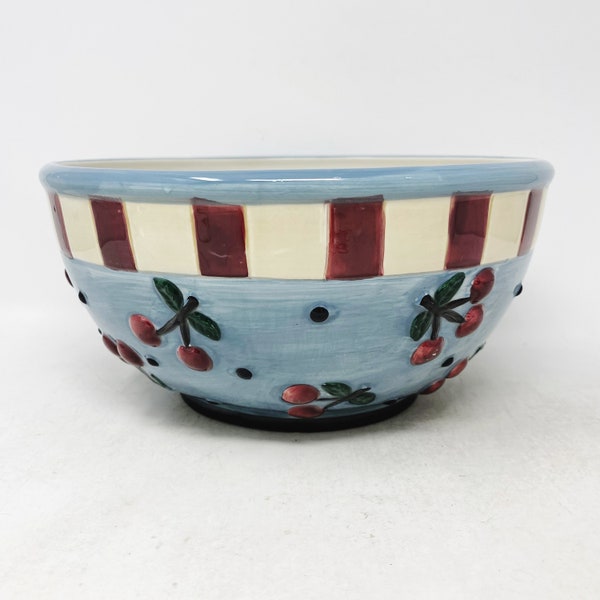 Debbie Mumm Cherry Bowl - Bowl of Cherries - Sakura - Bowl - Serving Bowl