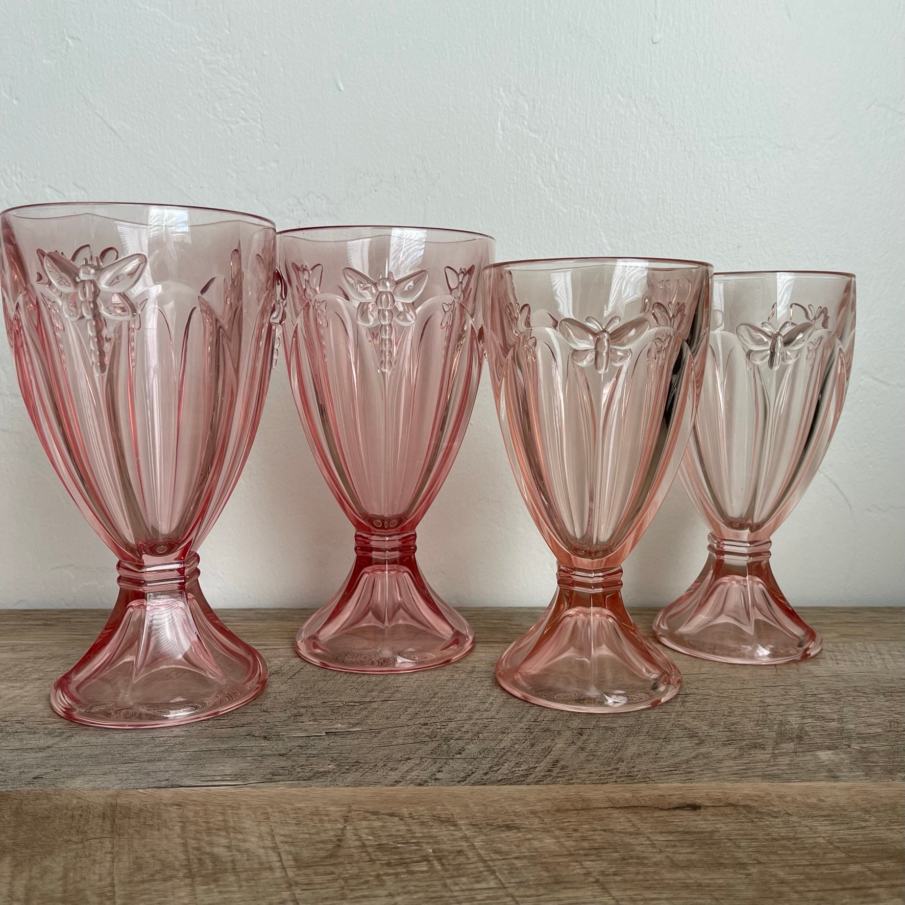 Aesthetic Rounded Glass Cups – Taro Queen Shop