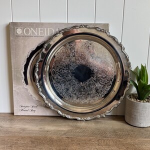 Oneida Silver Trays - Etsy