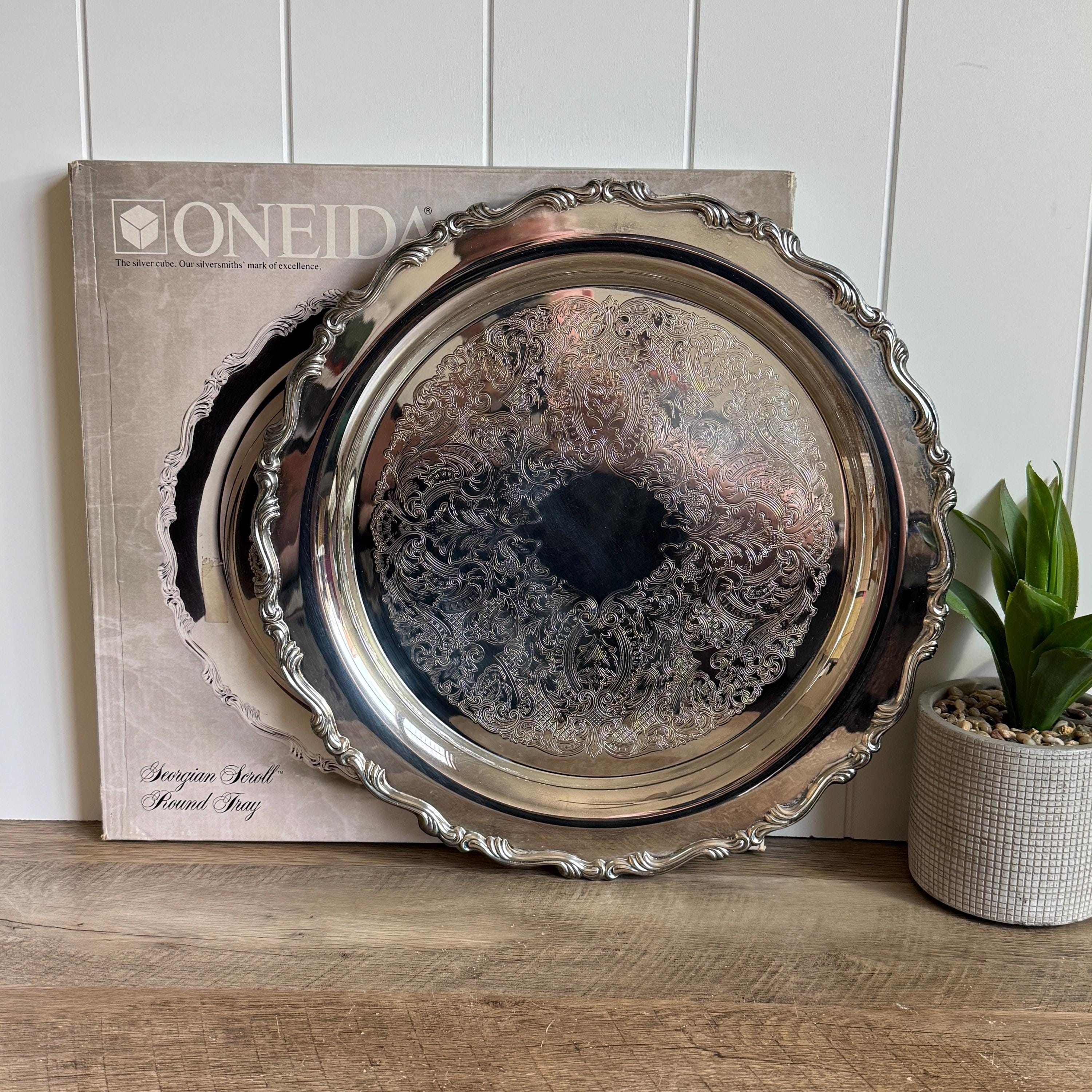 Oneida Silver Trays - Etsy